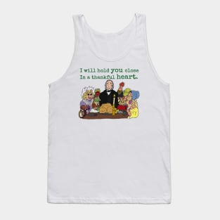 The Muppet Christmas Carol - Thankful Heart, large text Tank Top